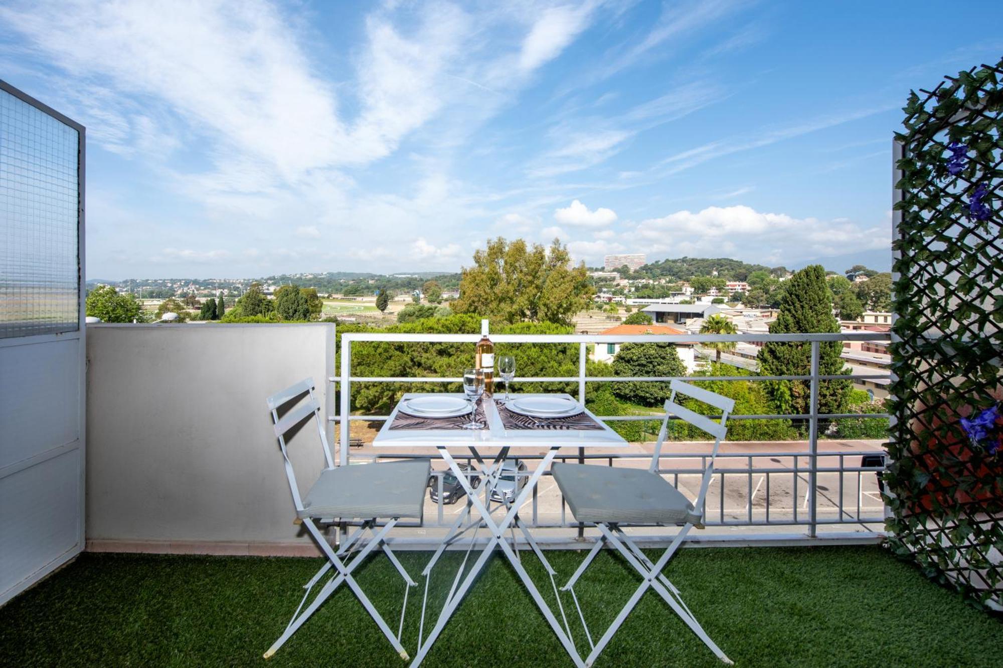 Appartement Vue Mer Cagnes-sur-Mer Luaran gambar